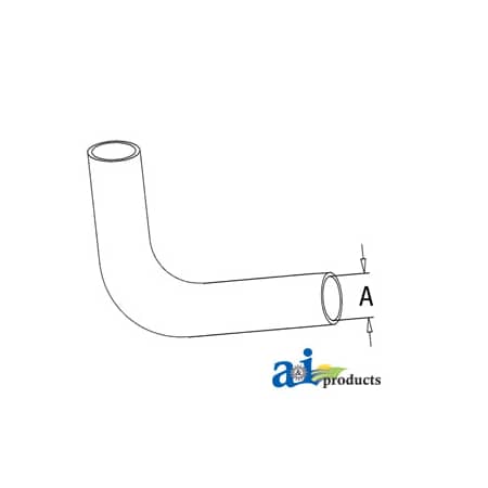 A & I Products Radiator Hose, Lower 9" x2" x1" A-312588